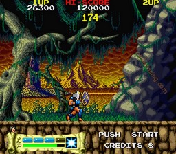 une photo d'Ã©cran de The Astyanax sur Arcade
